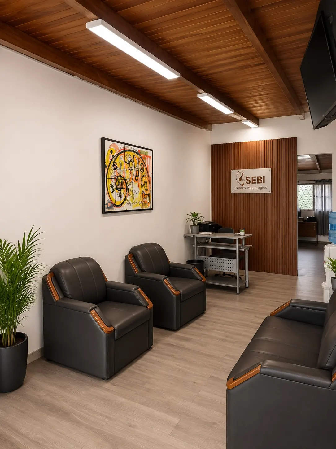 Sala de espera de SEBI Centro Audiológico